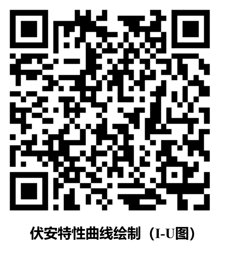 伏安特性曲线绘制